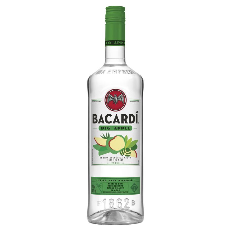 Bebida Mista Alcoólica Big Apple Bacardí Garrafa 700ml