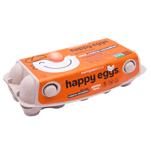Ovos Caipiras Vermelhos Mantiqueira Happy Eggs C/10 unidades