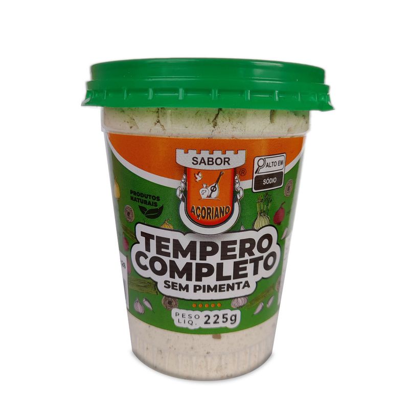 Tempero Sabor Açoriano Sem Pimenta  FC 225gramas
