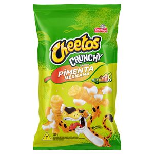 Salgadinho de Milho Crunchy Pimenta Mexicana Elma Chips Cheetos Pacote 120g