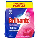 Lava-Roupas Pó Brilhante Perfume e Cuidado Extraordinário Pacote 4kg Tamanho Família