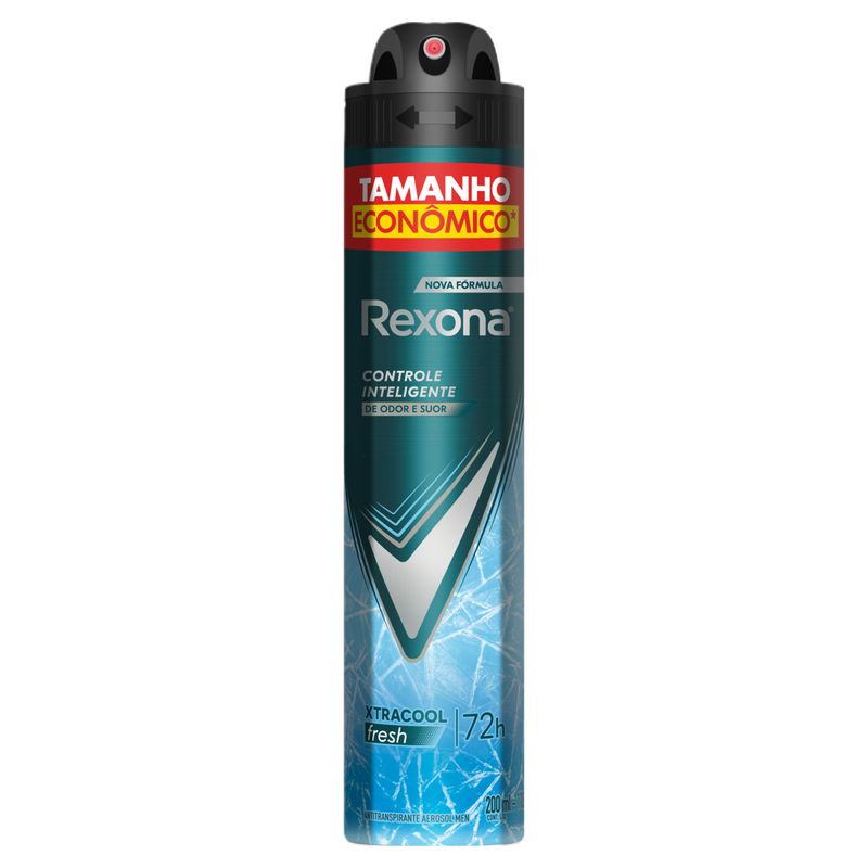 Antitranspirante Aerossol Rexona Xtracool Fresh Men 200ml Spray Tamanho Econômico