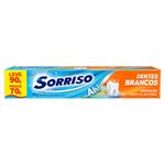 Creme Dental Sorriso Dentes Brancos Caixa Leve 90g Pague 70g