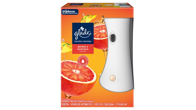Aparelho e Odorizador de Ambiente Brinde a Noronha Glade Automatic
