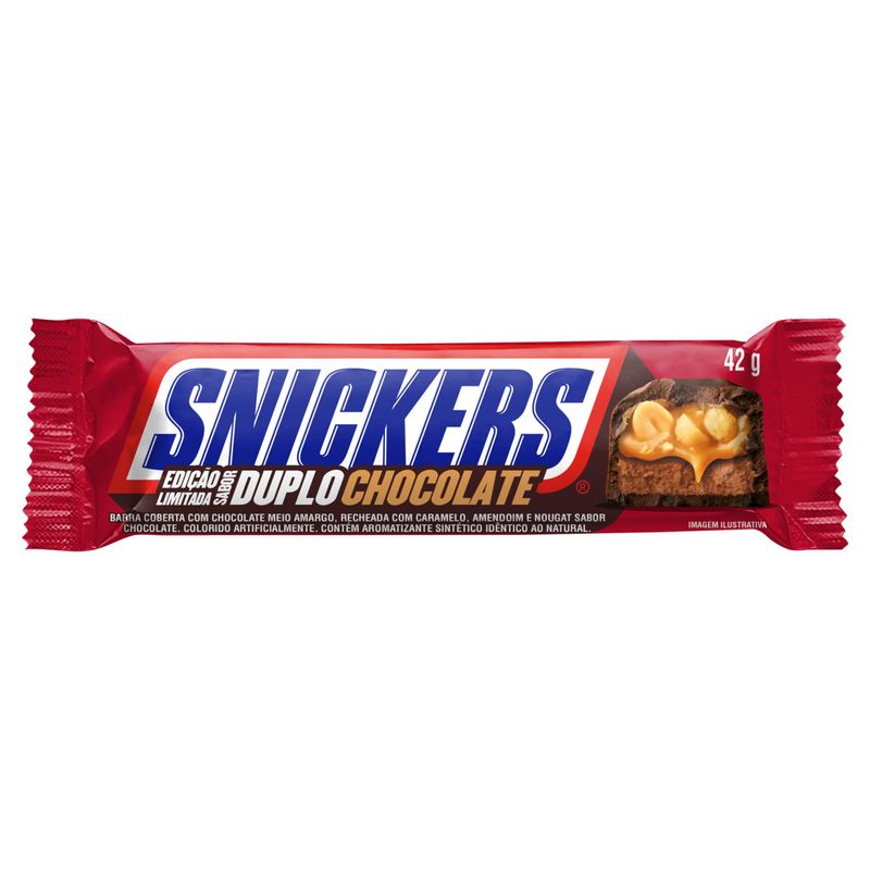 Chocolate Duplo Chocolate Snickers Pacote 42g