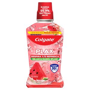 Enxaguante Bucal Melancia Colgate Plax Frasco 500ml Leve Mais Pague Menos