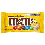 Confeito de Chocolate ao Leite com Amendoim M&M's Pacote 40g