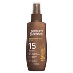 Bronzeador Óleo FPS 15 Cenoura & Bronze Frasco 110ml Spray