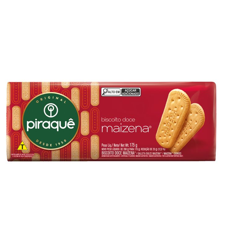 Biscoito Piraque Maizena Pacote 175g