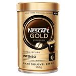 Café Solúvel em Pó Espresso Intenso 9 Nescafé Gold Lata 100g