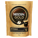 Café Solúvel em Pó Espresso Intenso Nescafé Gold Sachê 40g