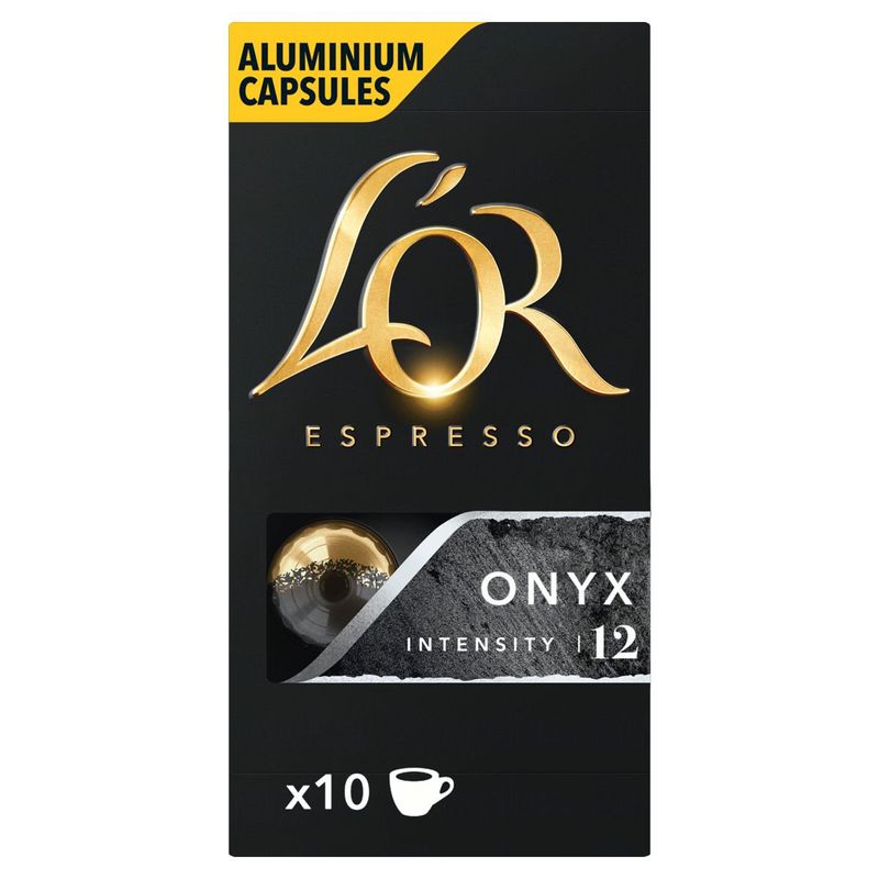 Café em Cápsula Torrado e Moído Espresso Onyx L´or Caixa 52g 10 Unidades