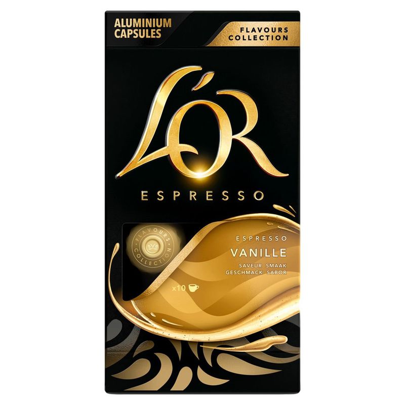 Cafe em Capsula Espresso Baunilha L´or Caixa 52g 10 Unidades