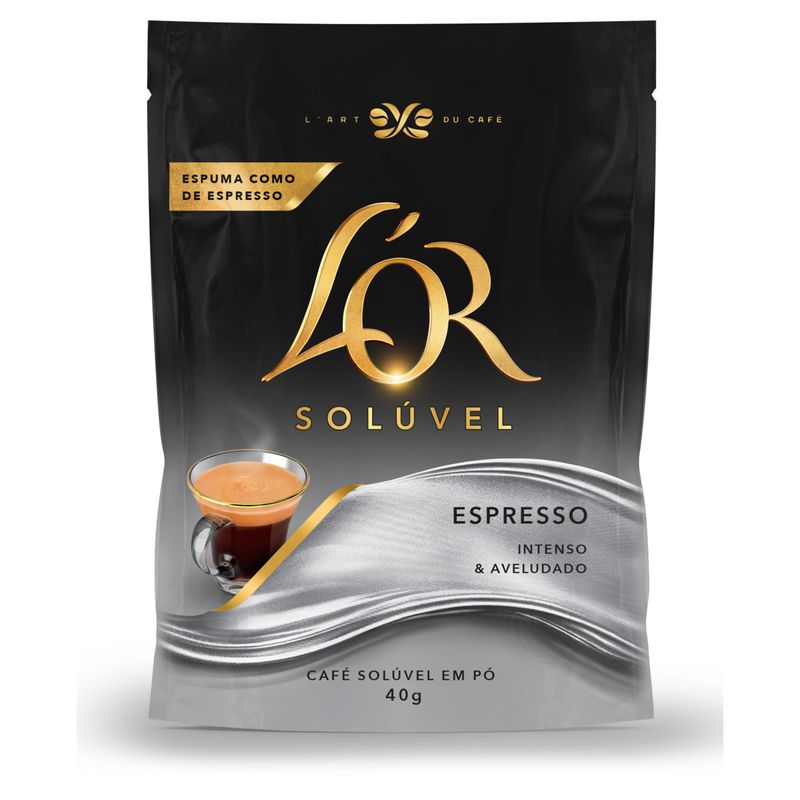 Café Solúvel em Pó Espresso L´or Sachê 40g
