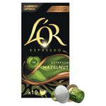 Café em Cápsula Torrado e Moído Espresso Avelã L'or Flavours Collection Caixa 52g 10 Unidades