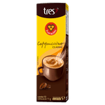 Cappuccino em Cápsula Classic Tres Caixa 110g 10 Unidades