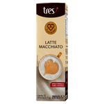 Café com Leite em Cápsula Latte Macchiato Tres Caixa 110g 10 Unidades