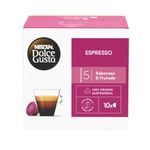 Café em Cápsula Torrado e Moído Espresso Nescafé Dolce Gusto Caixa 60g 10 UN