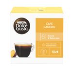 Café em Cápsula Torrado e Moído Caseiro Nescafé Dolce Gusto Caixa 80g 10 Un