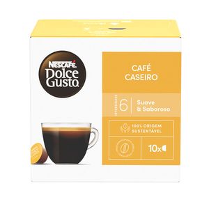 Café em Cápsula Torrado e Moído Caseiro Nescafé Dolce Gusto Caixa 80g 10 Un