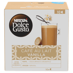 Café au Lait em Cápsula Vanilla Nescafé Dolce Gusto Caixa 110g 10 Un