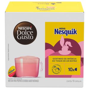 Mistura para Bebida Cápsula Nesquik Nescafé Dolce Gusto Caixa 150g 10 Un