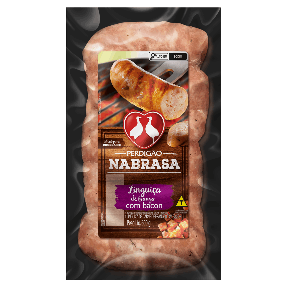 Linguiça Toscana Perdigão Frango/Bacon 600g