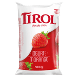Iogurte Parcialmente Desnatado Morango Tirol Pacote 900g