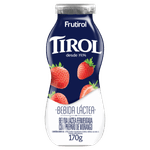 Bebida Láctea Fermentada Morango Tirol Frutirol Frasco 170g