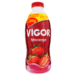 Iogurte Parcialmente Desnatado Morango Vigor Garrafa 1,26kg