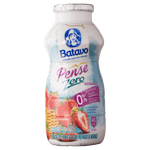 Bebida Láctea Fermentada Morango Batavo Pense Zero Frasco 170g
