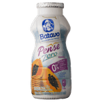 Bebida Láctea Fermentada Mamão Batavo Pense Zero Frasco 170g