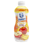 Iogurte Parcialmente Desnatado Banana, Maçã e Cereal Batavo Garrafa 1,15kg Embalagem Econômica