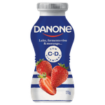 Iogurte Integral Morango Danone Frasco 170g