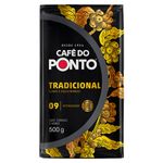 Café Torrado e Moído a Vácuo Tradicional Café do Ponto Pacote 500g