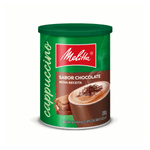 Cappuccino Solúvel Chocolate Melitta Lata 200g