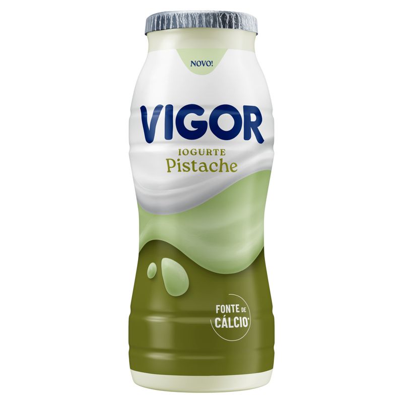 Iogurte Parcialmente Desnatado Pistache Vigor Frasco 170g