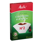 Filtro de Papel para Cafeteira Elétrica Melitta nº 2 Caixa 30 Unidades