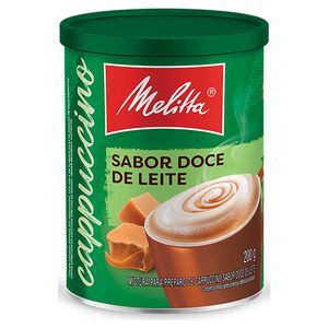 Cappuccino Solúvel Doce de Leite Melitta Lata 200g
