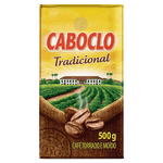 Café Torrado e Moído a Vácuo Tradicional Caboclo Pacote 500g
