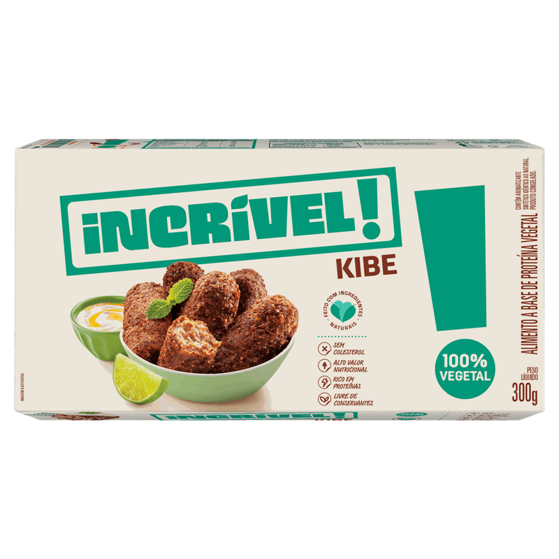 Kibe Incrivel! 100% Vegetal 300g