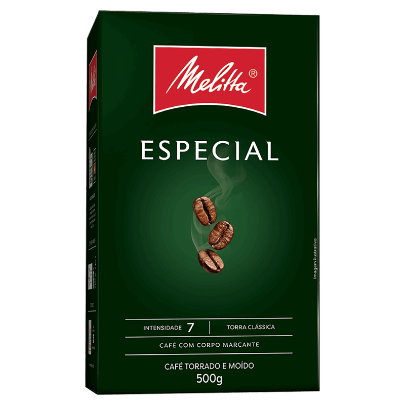 Café Torrado e Moído Especial Melitta Caixa 500g