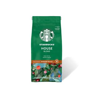 Café Torrado e Moído Starbucks House Blend Torra Media Pacote 250g
