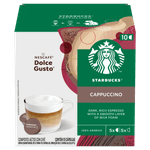 Cappuccino em Cápsula Starbucks Caixa 100g 10 Unidades