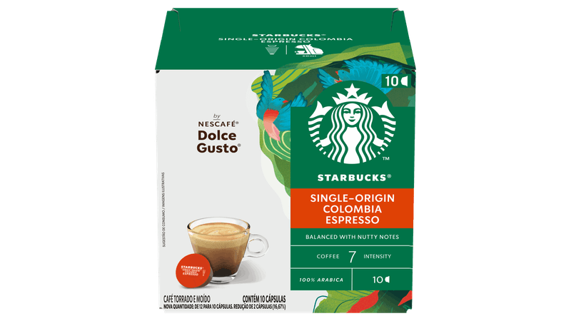 Café em Cápsula Torrado e Moído Espresso Starbucks Single-Origin