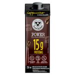 Bebida Láctea UHT Cappuccino Chocolate Zero Lactose 3 Corações Power Whey Caixa 250ml