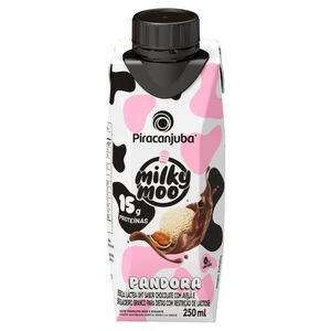 Bebida Láctea UHT Milky Moo Pandora Zero Lactose Piracanjuba Caixa 250ml