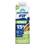 Bebida Láctea UHT Pistache Zero Lactose Parmalat Fit Whey Caixa 250ml