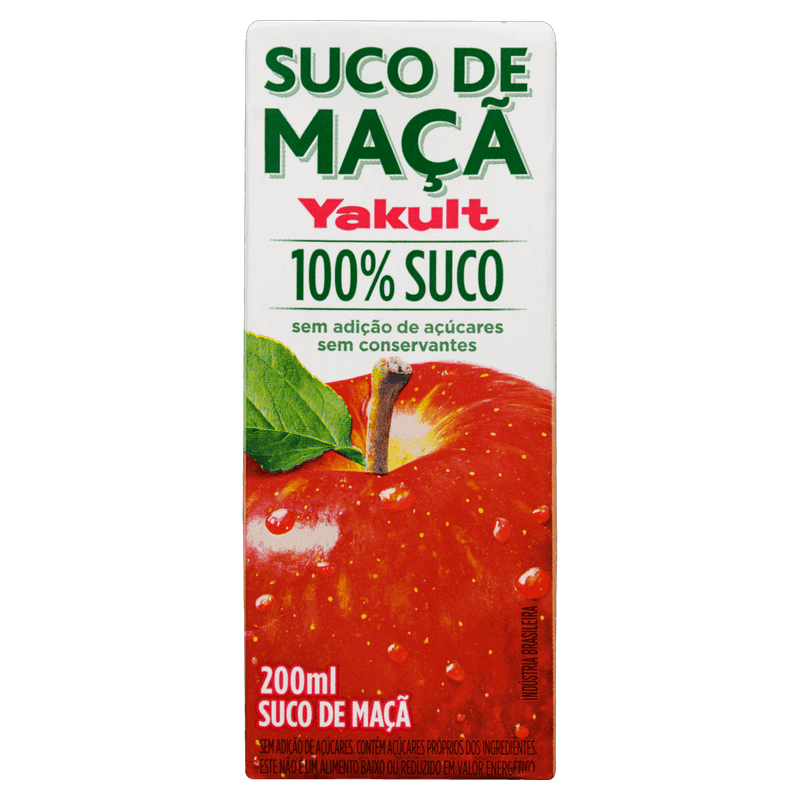Suco Maçã Yakult Caixa 200ml