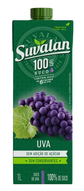Suco de Uva 100% 1L - Suvalan